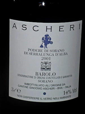 2001 Ascheri Barolo Sorano