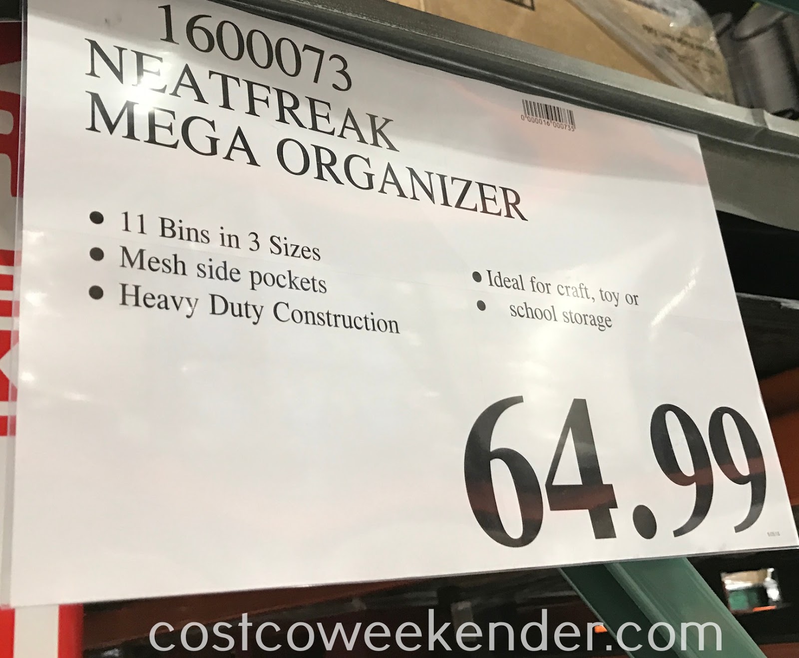 toy organizer costco