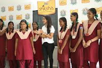 Actress Priya Anand in T Shirt with Students of Shiksha Movement Events 41.jpg Actress Priya Anand in T Shirt with Students of Shiksha Movement Events 41.jpg