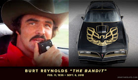 Black and gold 1977 Trans Am was used as a promotional car for Smokey and the Bandit.