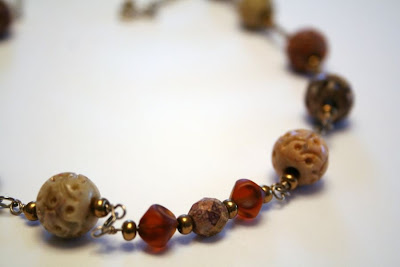 Earth: faceted stone, carved stone, metal beads :: All Pretty Things