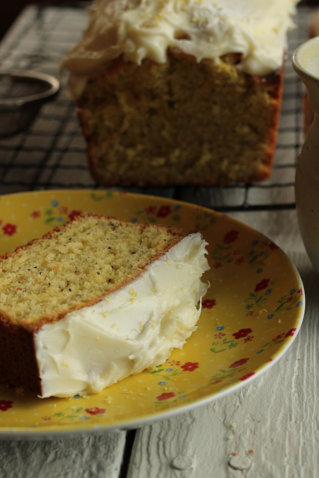 Lemon & Poppy Seed Loaf with a Creamy Lemon Topping Nessa's Family Kitchen