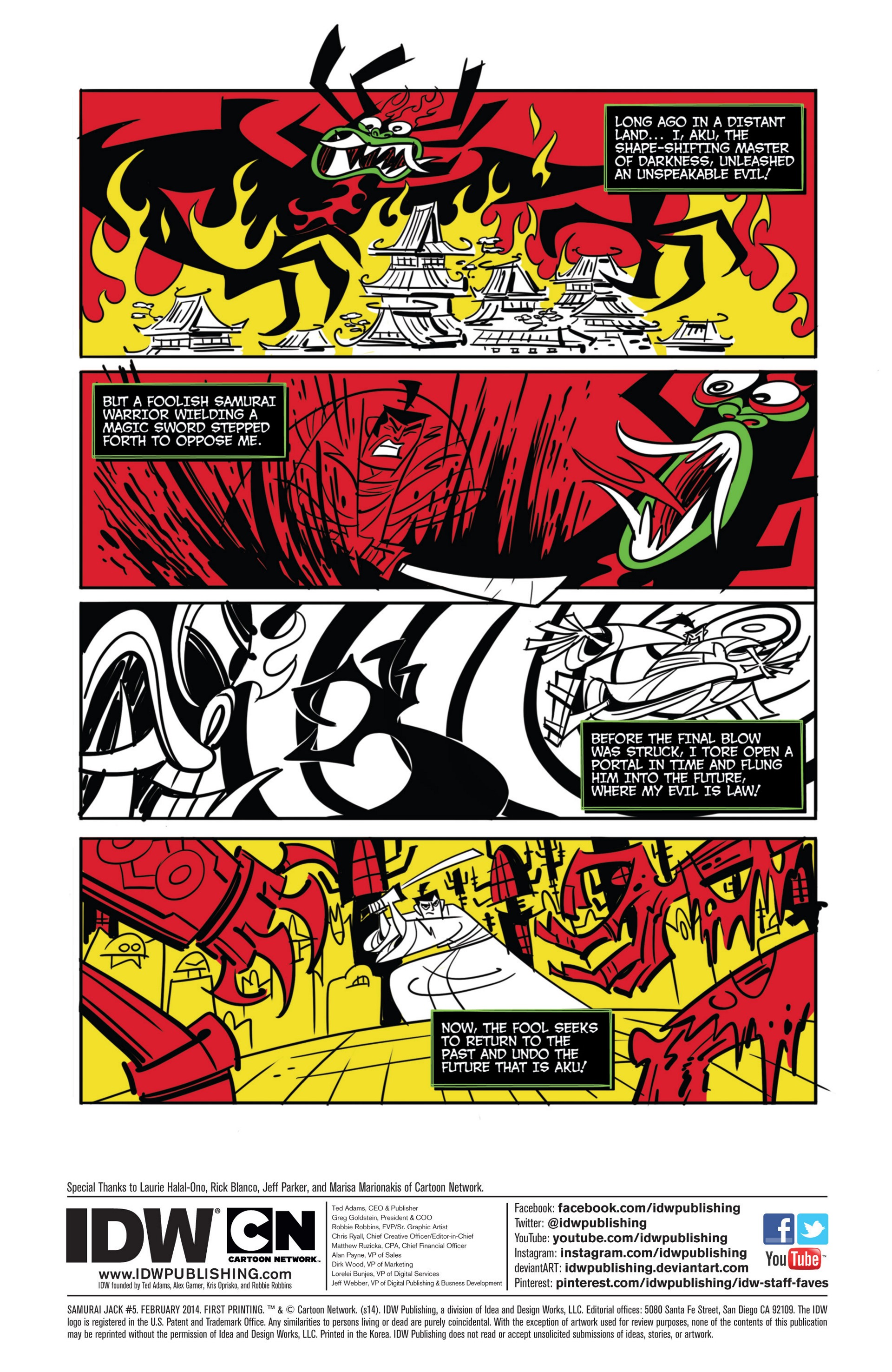 Read online Samurai Jack comic -  Issue #5 - 2