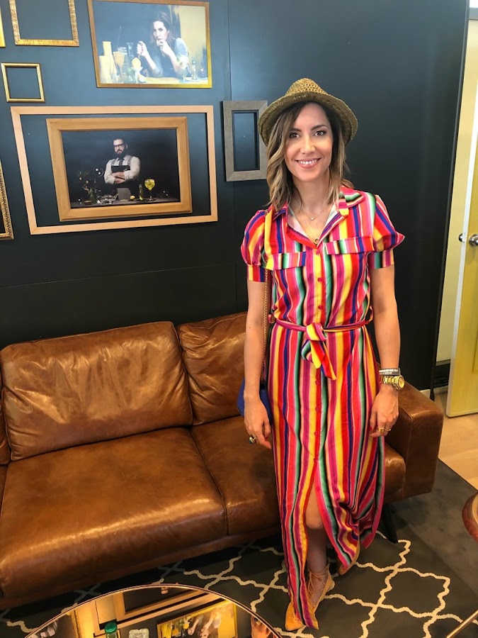 Fitness And Chicness-Vestido Largo Rayas Multicolor-3