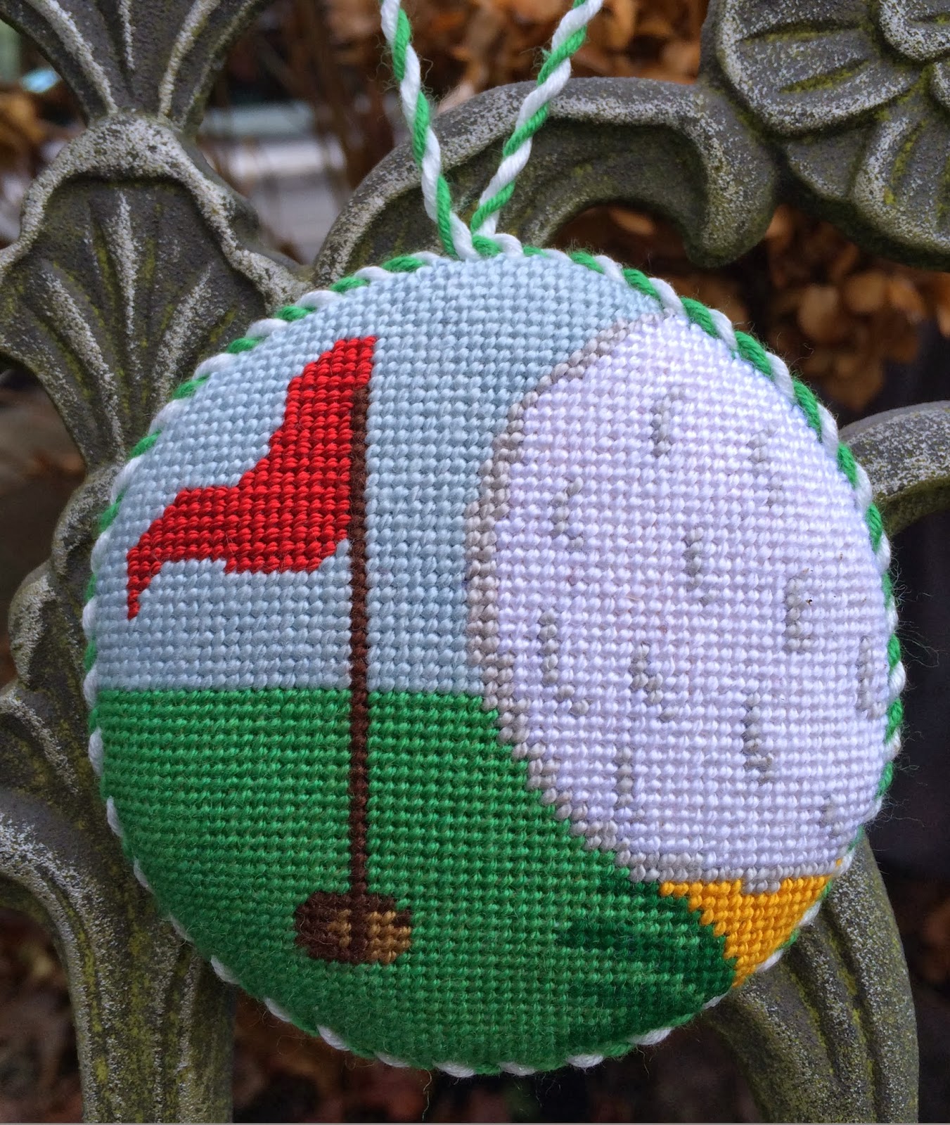 Summer's Snippets Golf Christmas Ornament...