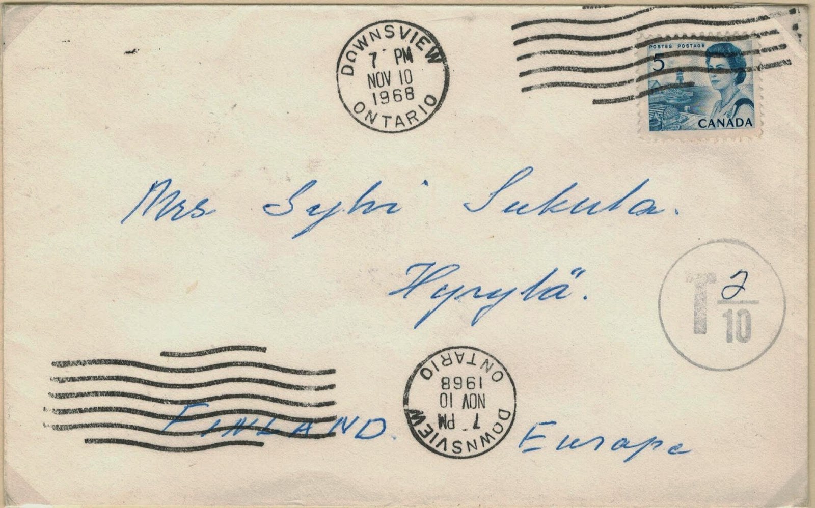 Postal History Corner Centennial Period International Surface Printed Matter Rates