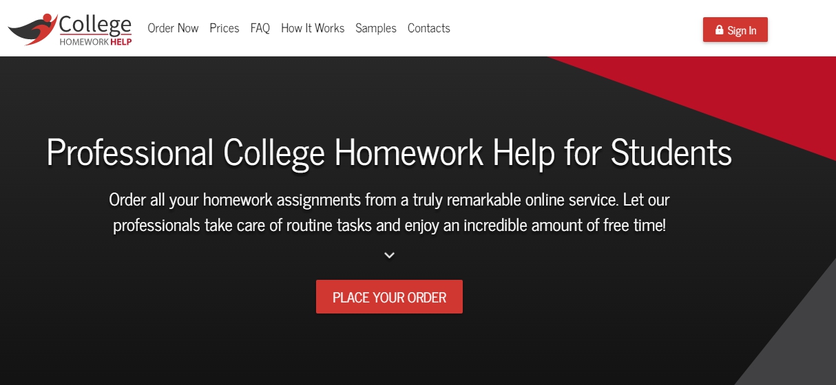 Academic homework services