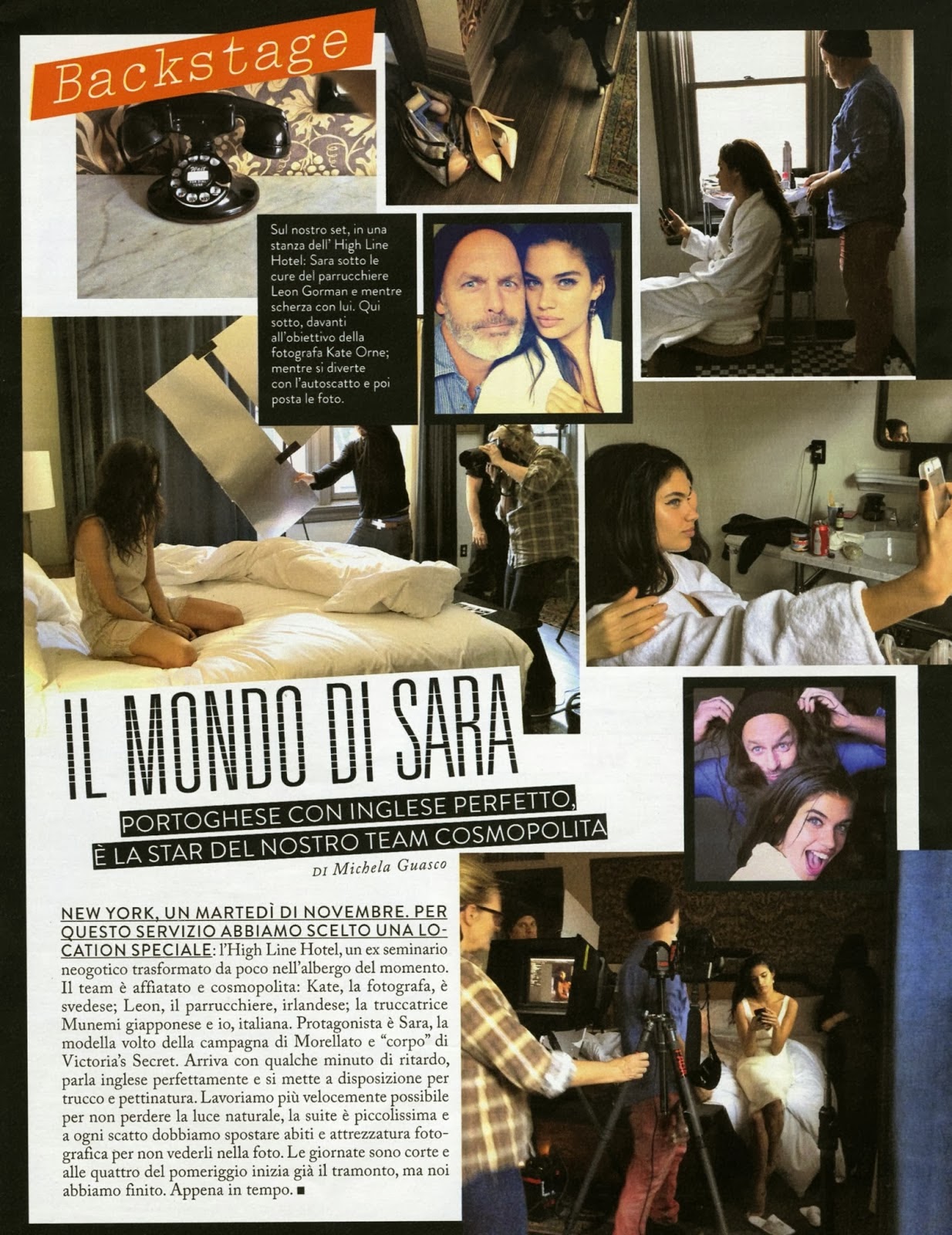 Sara Sampaio Magazine Photoshoot For Grazia Moda Italia December 2013