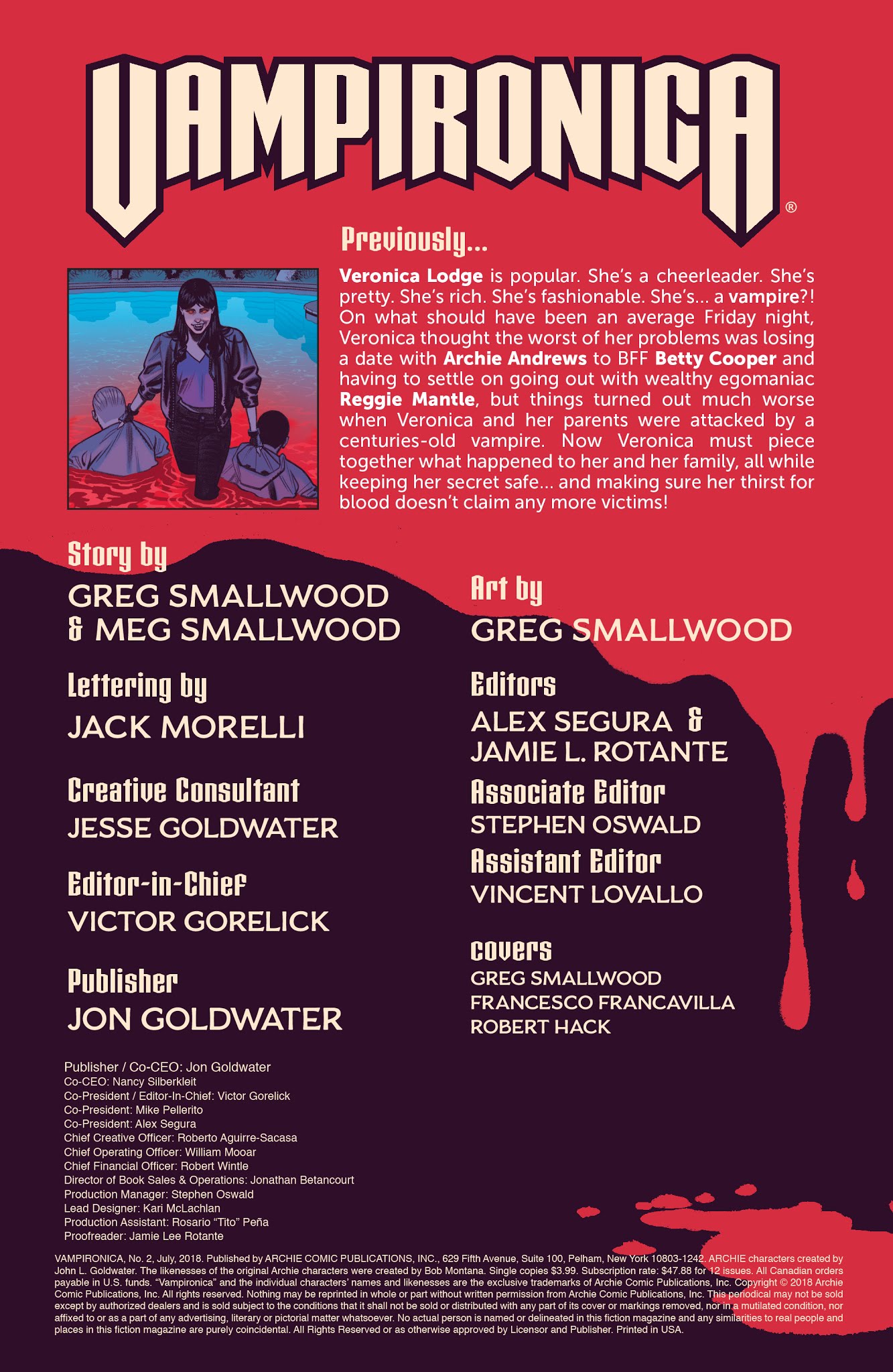 Read online Vampironica comic -  Issue #2 - 2