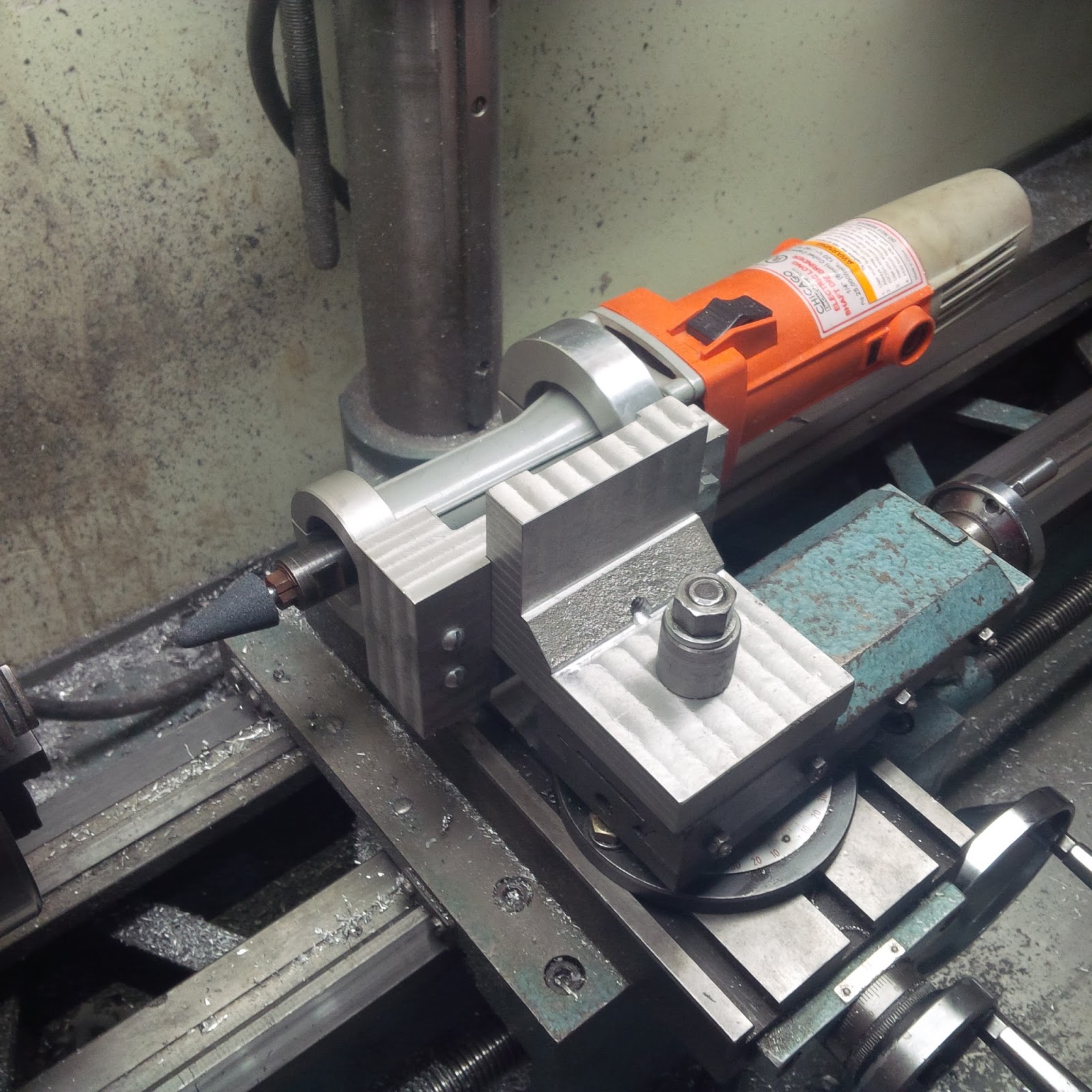 Another Day Another Project DIY Tool Post Grinder for Emco Maximat V10