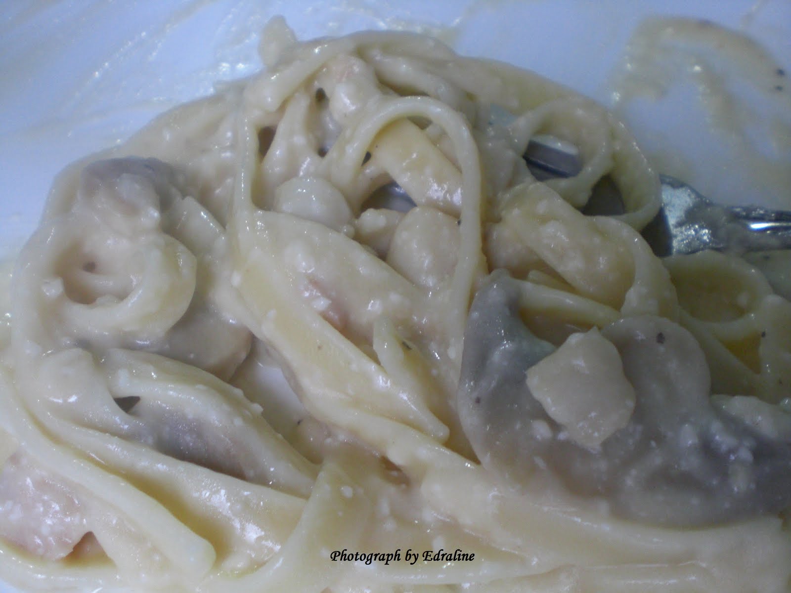Sarap Recipes Scallops and Mushroom Alfredo