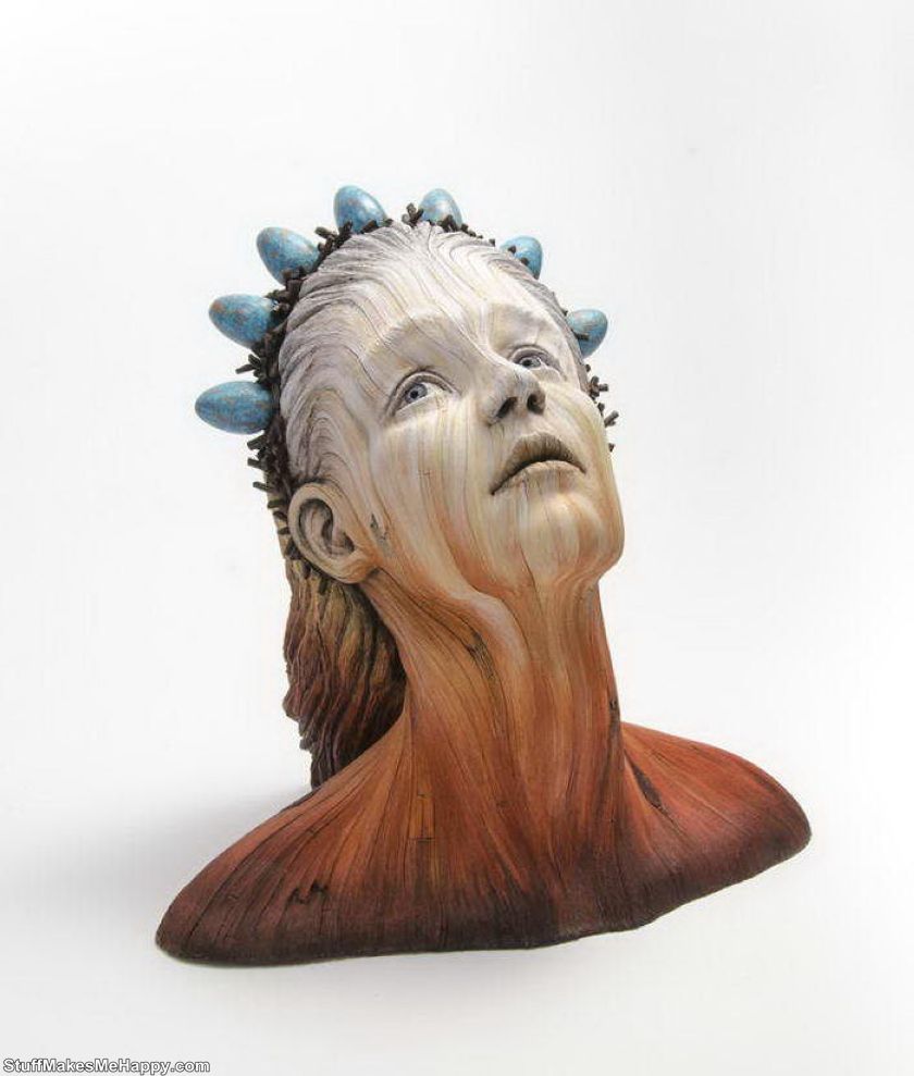13. Stunning clay sculpture by David White
