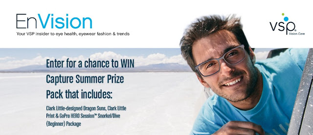 VSP’s EnVision Capture Summer Sweepstakes & IWG VSP EnVision wants you to enter daily for a chance to win a Prize Package with Clark Little designed sunglasses and GoPro Hero or JBL Portable Bluetooth Speakers!
