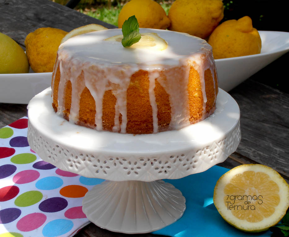 Bolo de Limão com Cobertura de Glacê | 7gramas de ternura