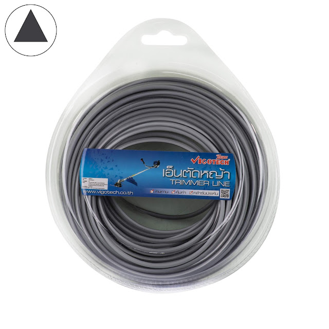 เอ็นตัดหญ้า แบบสามเหลี่ยม 3.0 มิล 30 เมตร