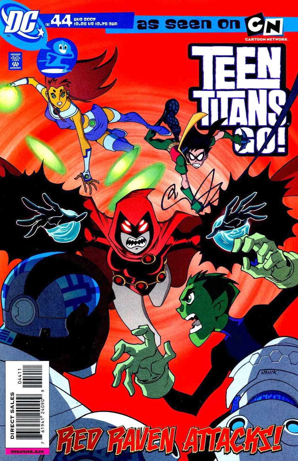 Teen Titans Go Comic Book Series Teen Titans Go Issue 44 Red Raven