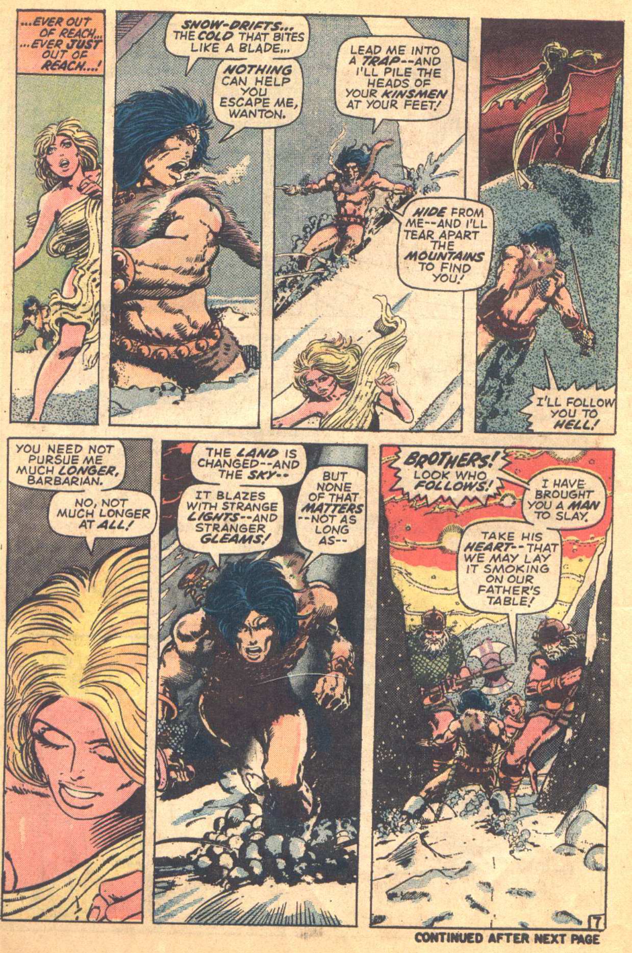 Read online Conan the Barbarian (1970) comic -  Issue #16 - 7