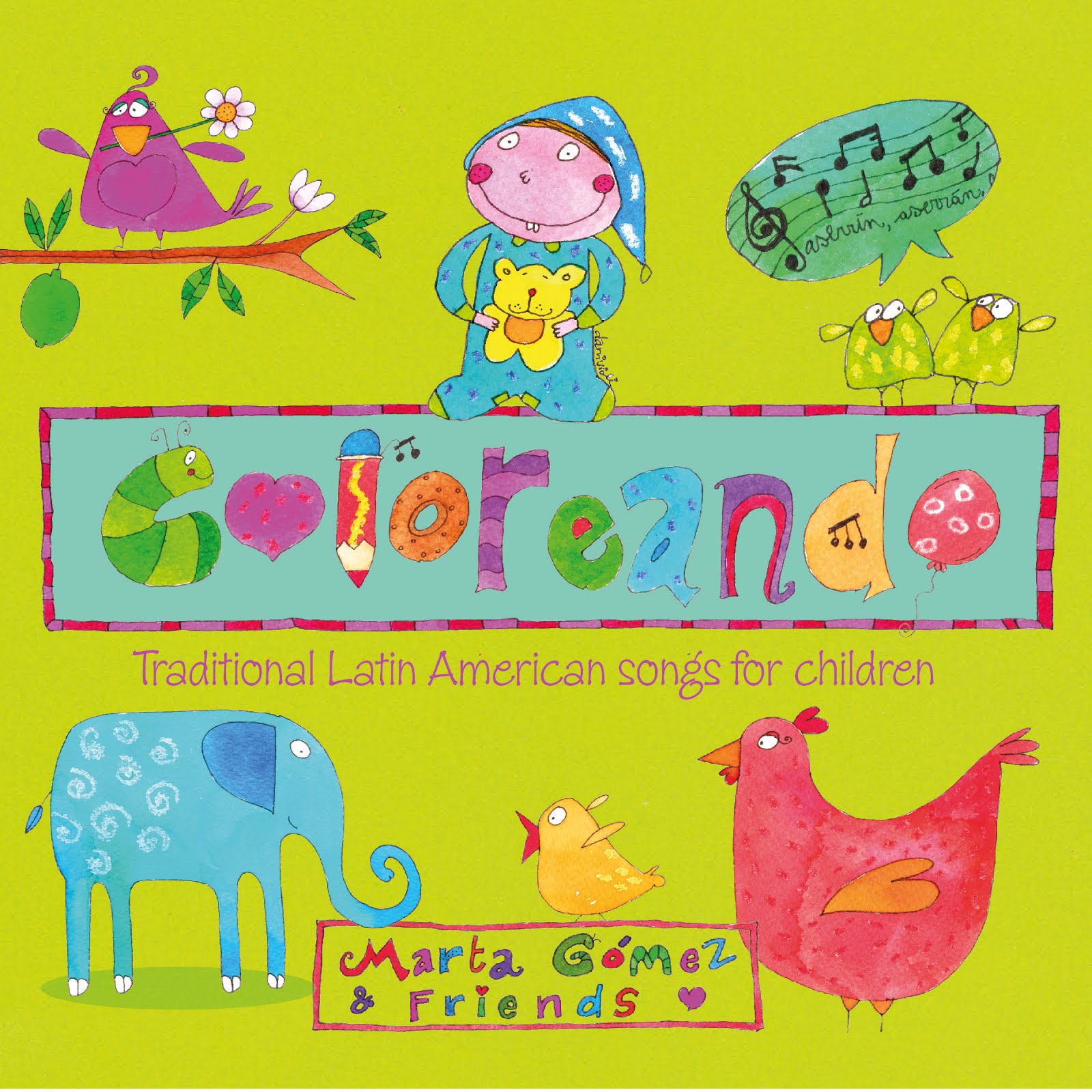 Coloreando - Canciones tradicionales latinoamericanas para niños - GLP de NY