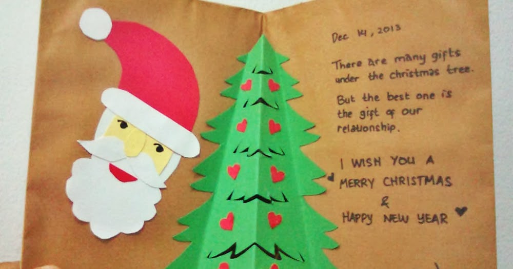 The Romp Family 20 Ide Contoh Kartu Natal Buatan Sendiri