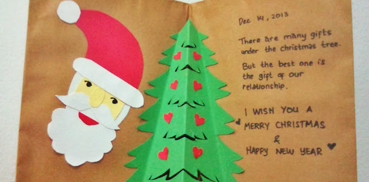 20 Ide Contoh Kartu Natal Buatan Sendiri Ide Buat Kamu
