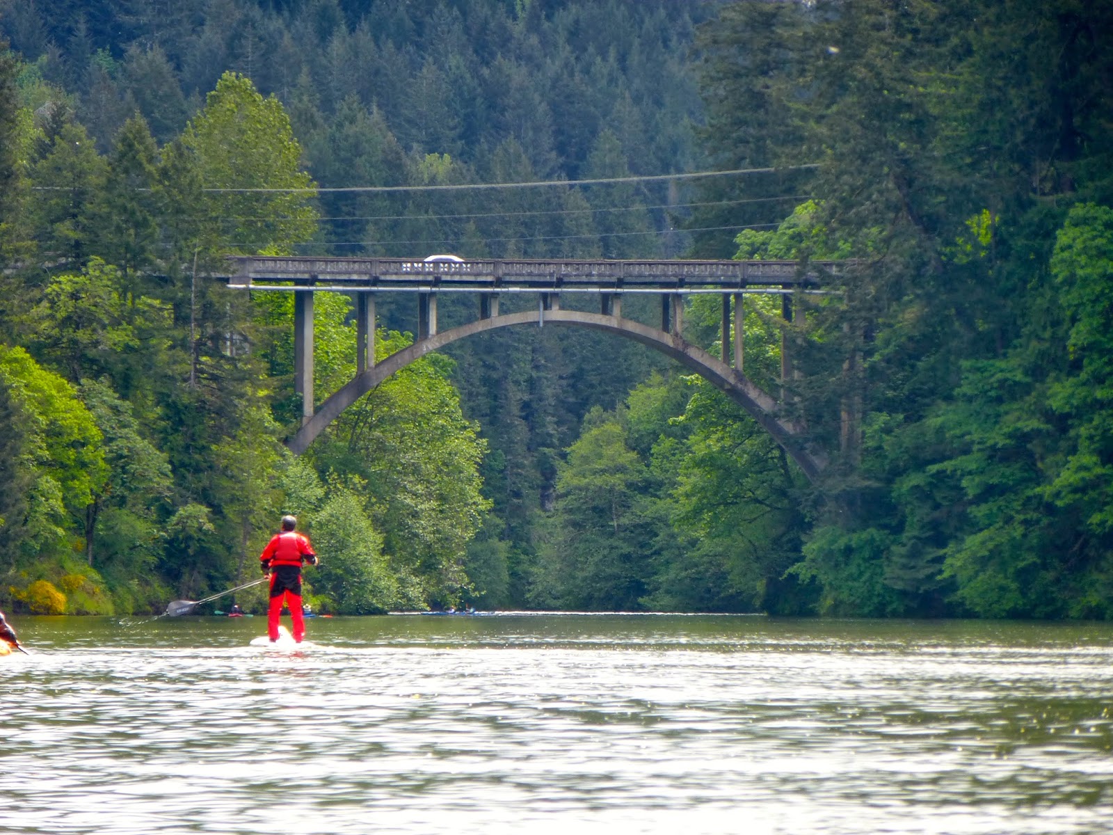Hiking Oregon Mother's Day Paddle Estacada Lake