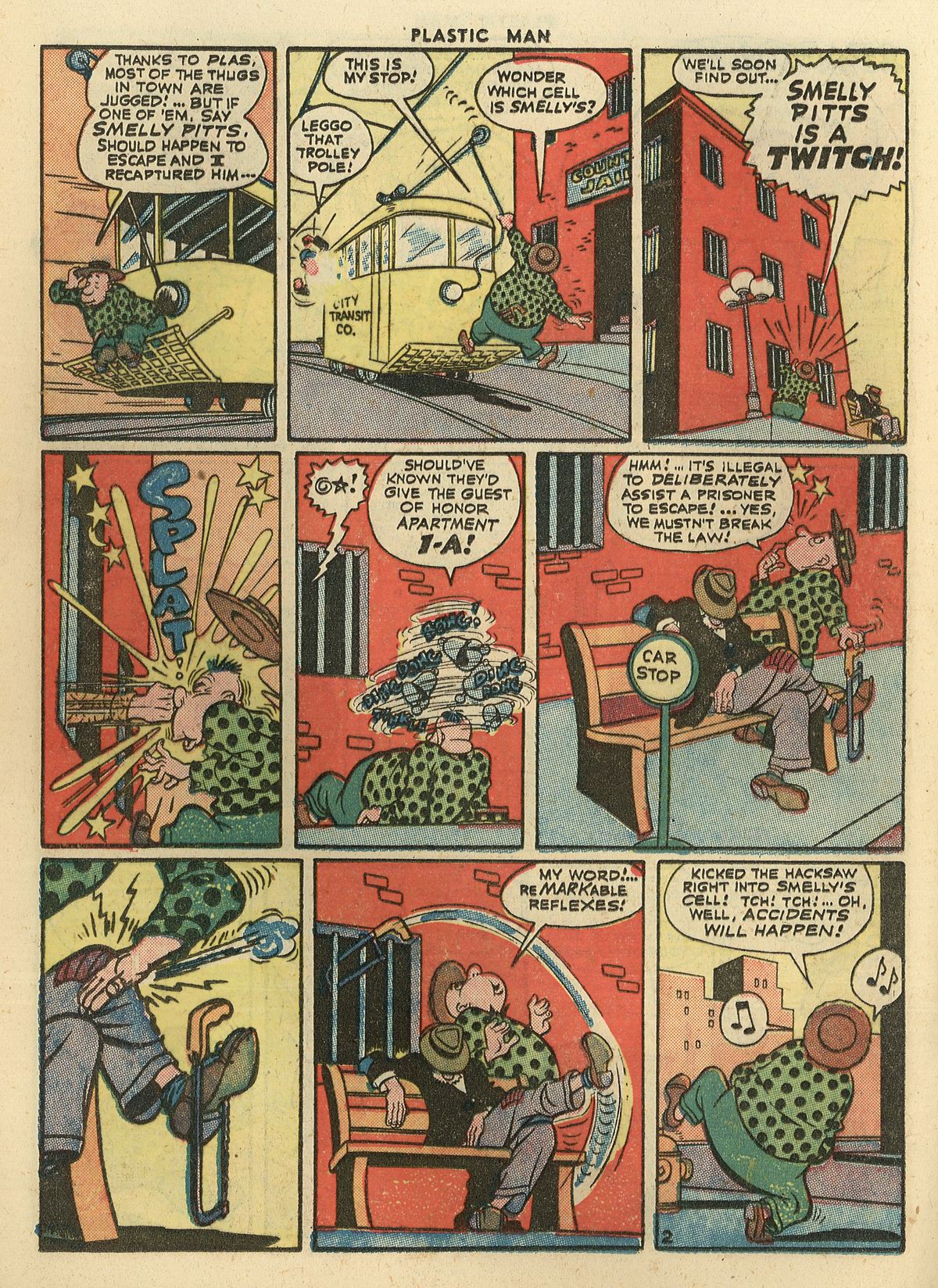 Read online Plastic Man (1943) comic -  Issue #3 - 28