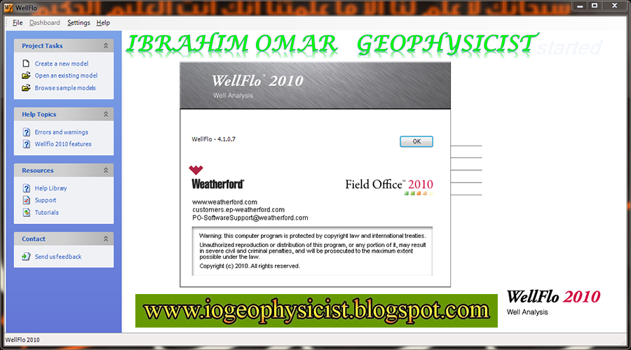 Ibrahim Omar Geophysicist: Weatherford WellFlo 2010 v4.1.0.7 + License