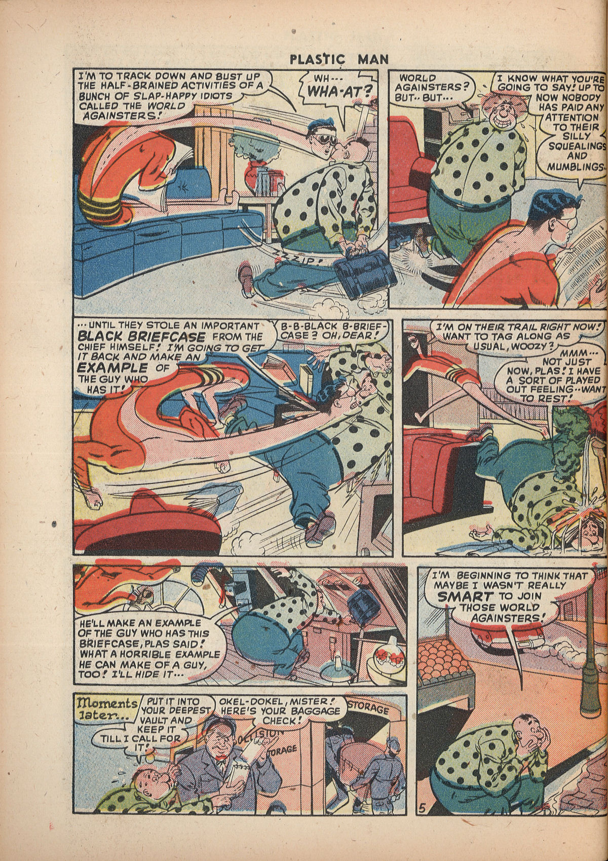 Read online Plastic Man (1943) comic -  Issue #15 - 40