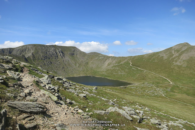 Striding Edge, Helvellyn, walk, hike, route, Patterdale, Glenridding, Ullswater, Lake District