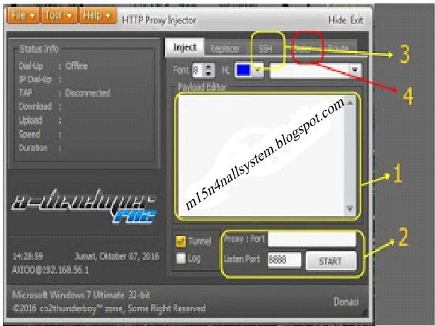 Mufid Technology: tutorial menggunakan http injector pc