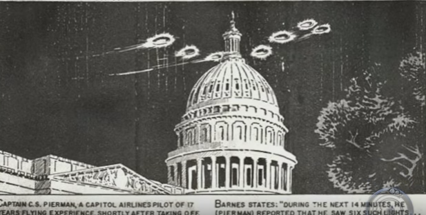 Risultati immagini per ufo washington 1952