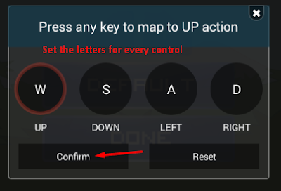 keyword mapping for movements