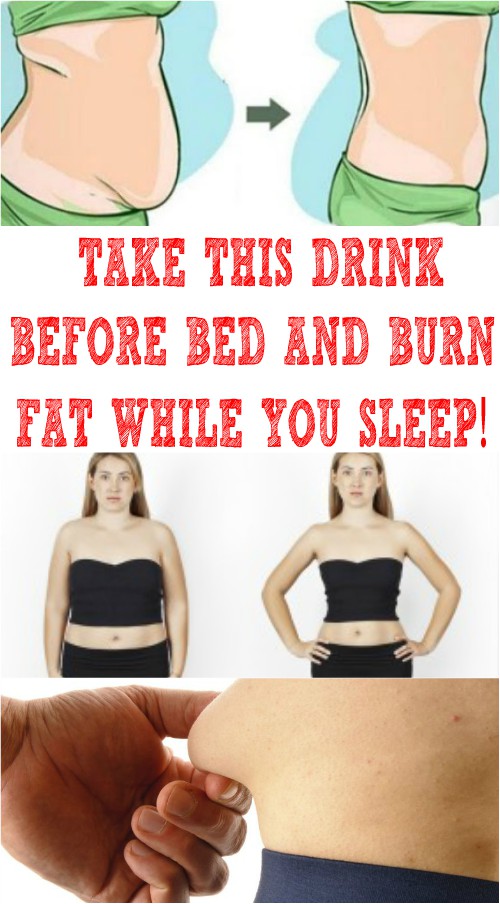 TAKE THIS DRINK BEFORE BED AND BURN FAT WHILE YOU SLEEP! Health Tips