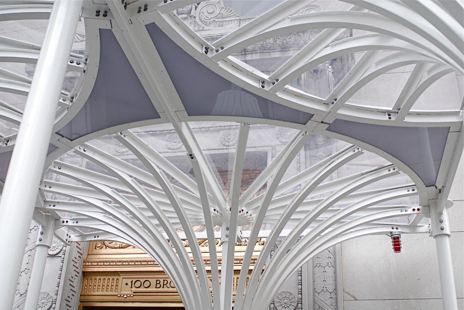 NYC ♥ NYC "Urban Umbrella," New Scaffolding Design Makes Its Manhattan