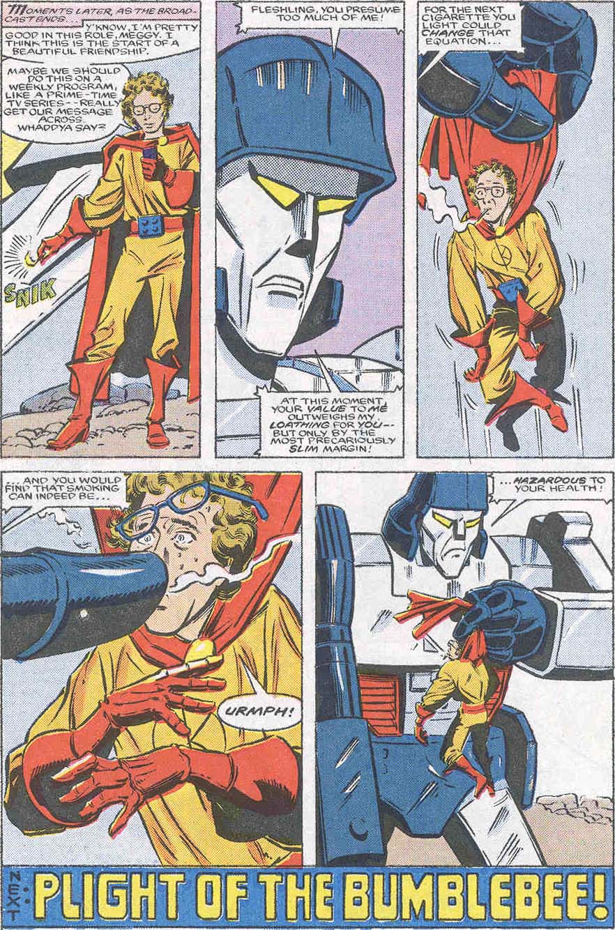 Read online The Transformers (1984) comic -  Issue #15 - 23