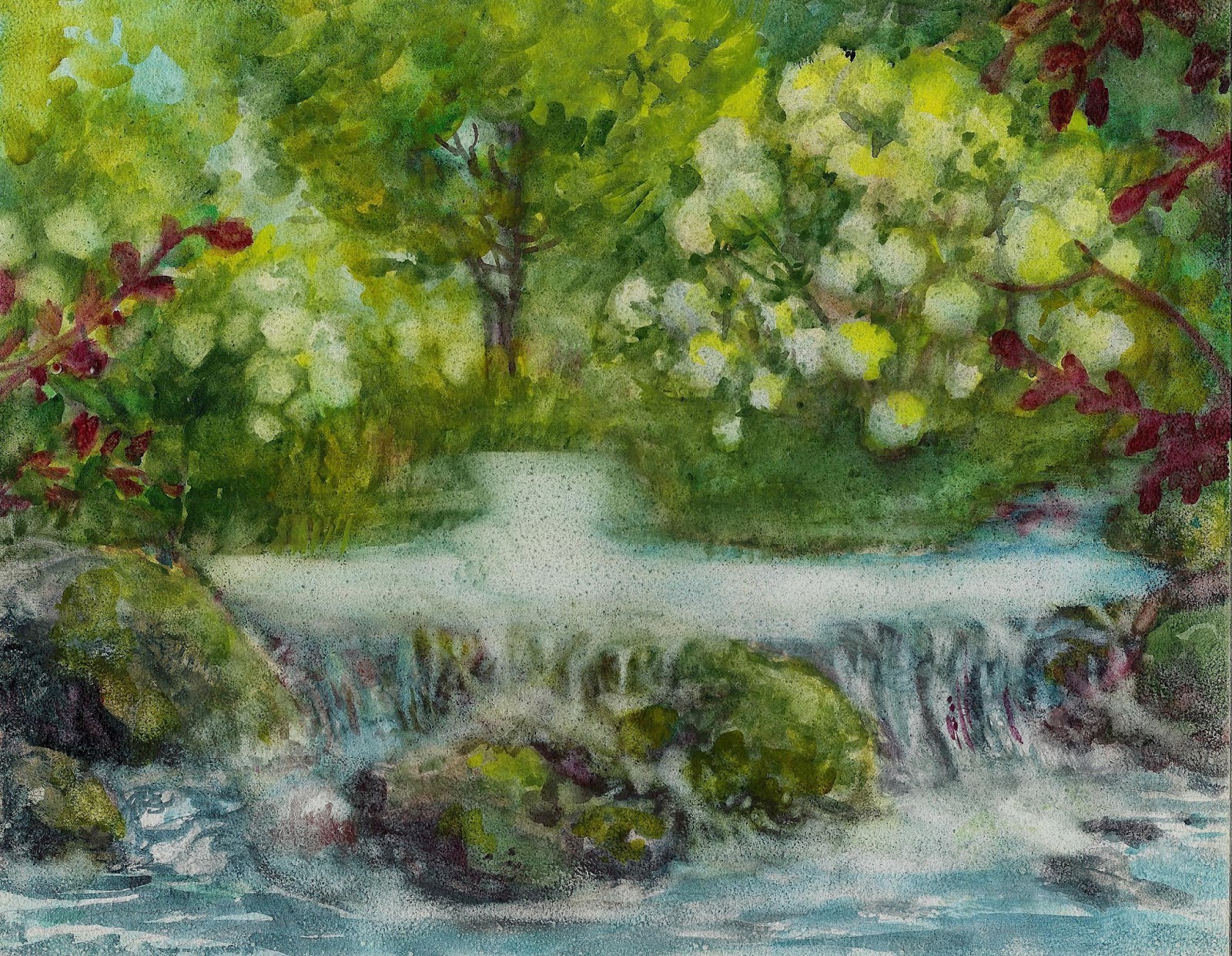 Watercolor on Claybord Claybord Watercolor LifeImitatesDoodles