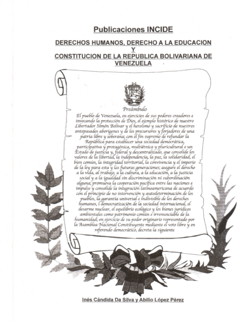 Derechos Humanos, Derechos a la Educación y Constitución Nacional