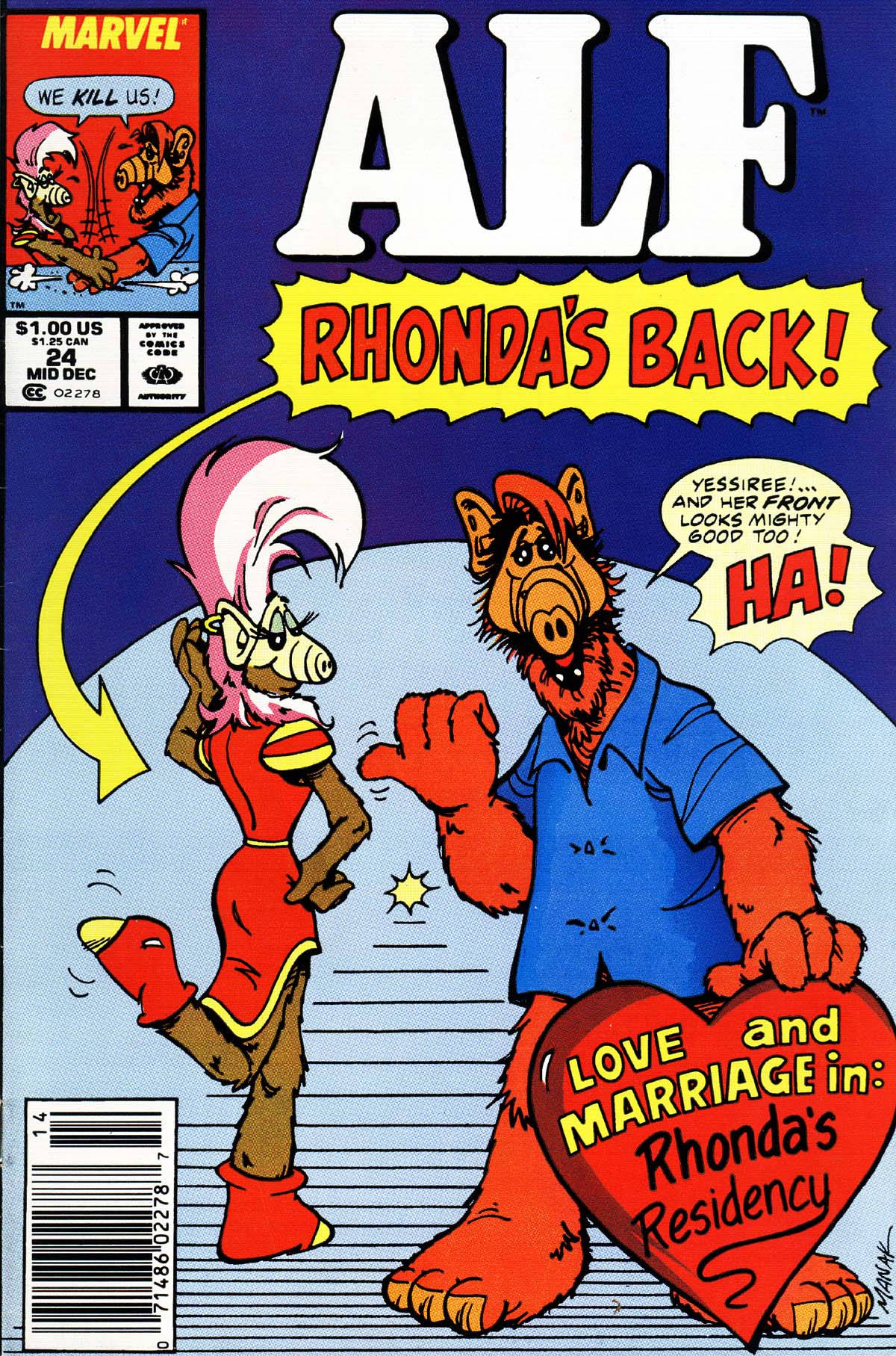 Read online ALF comic -  Issue #24 - 1