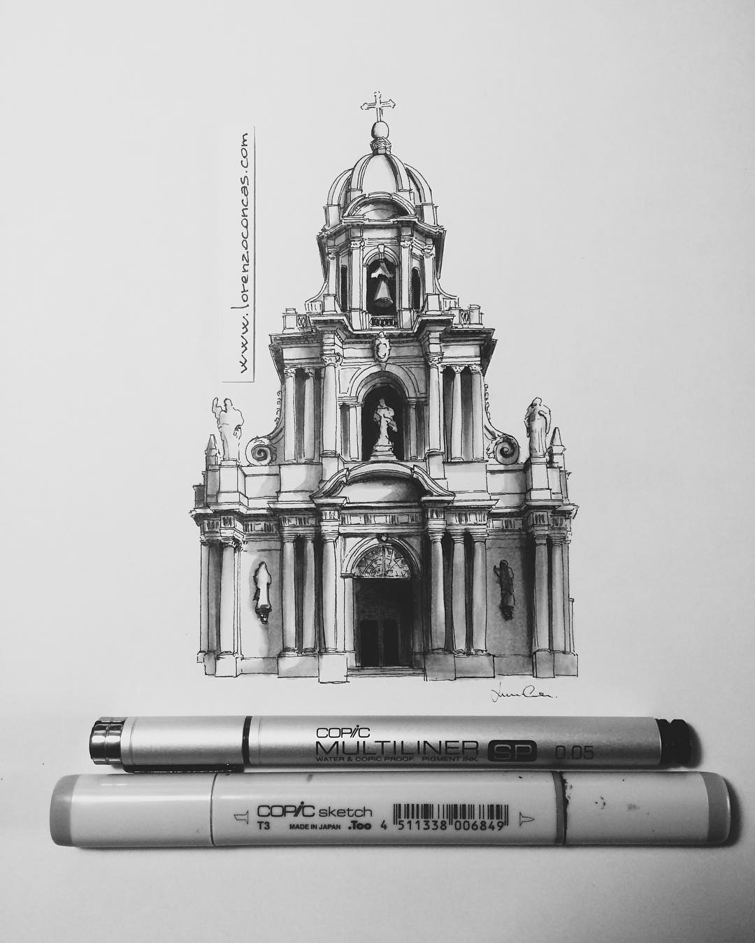 11-Chiesa-di-San-Bartolomeo-Scicli-Lorenzo-Concas-Architectural-Drawings-of-Historical-Buildings-www-designstack-co