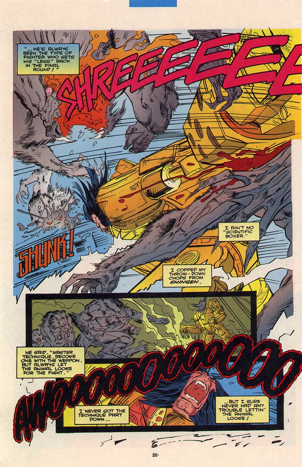 Read online Wolverine (1988) comic -  Issue #84 - 17
