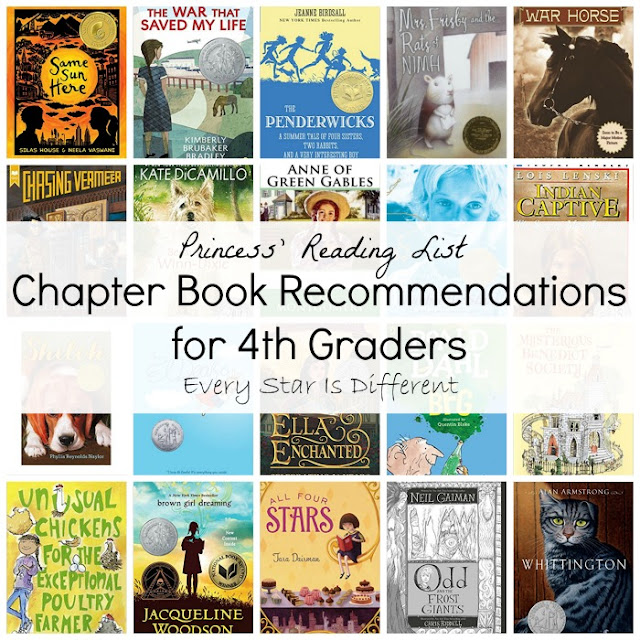 Chapter Book Recommendations for 4th Graders