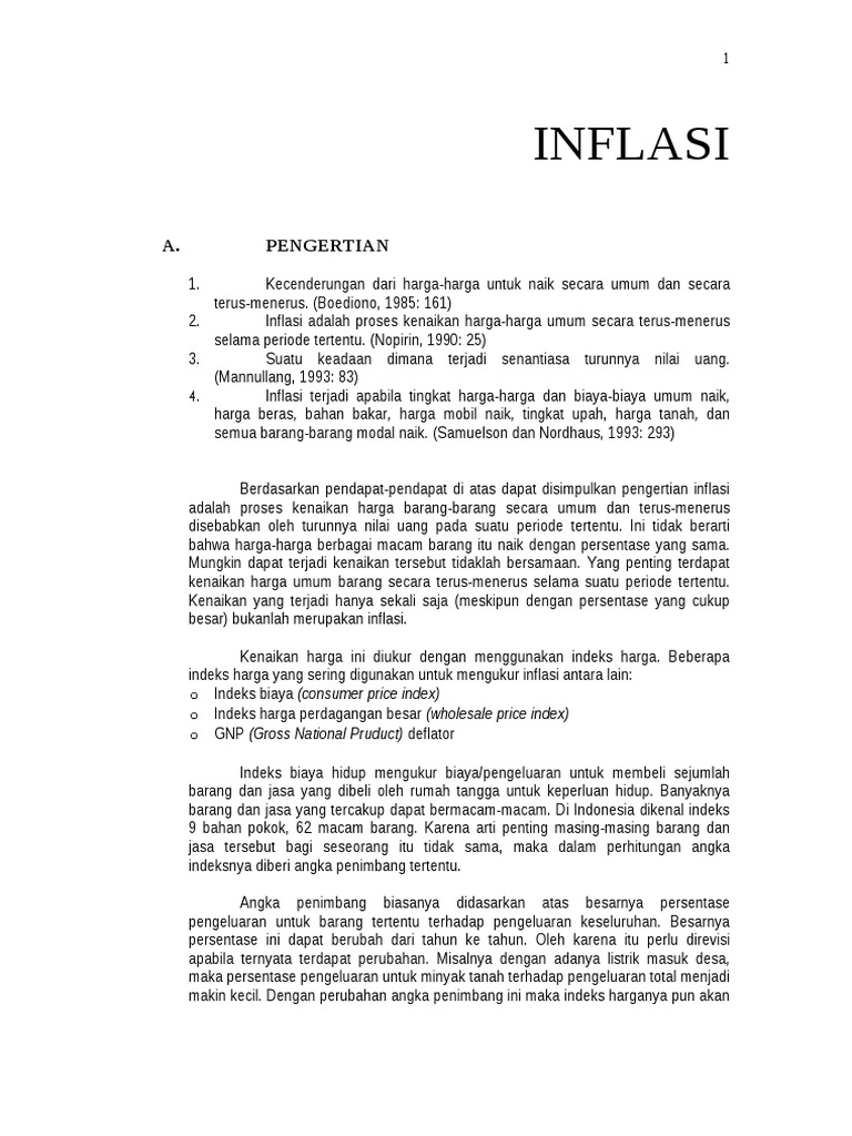 makalah inflasi wood scribd indo makalah inflasi wood scribd indo