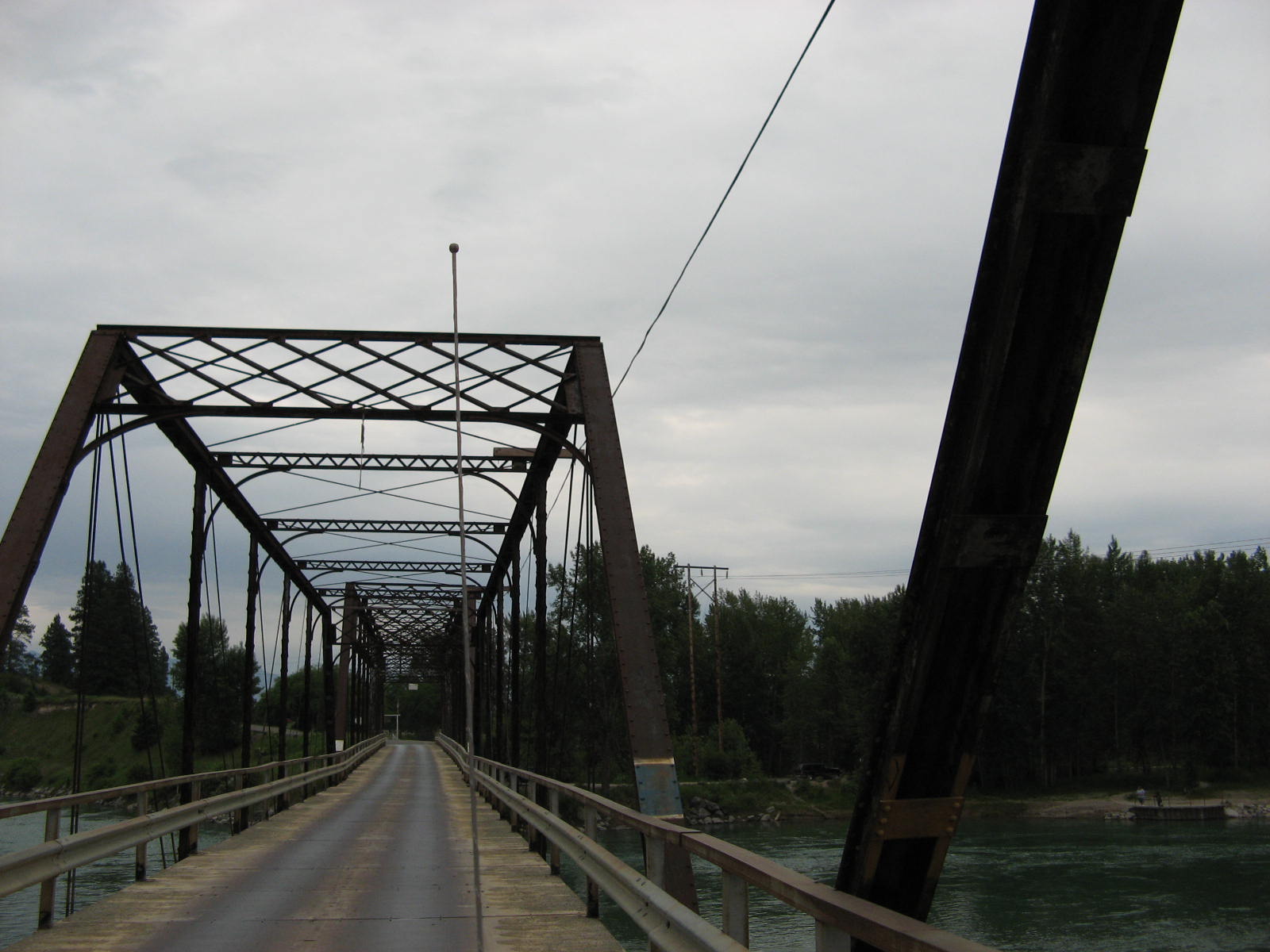 Glacier Old Steel Bridge Kalispell, Montana
