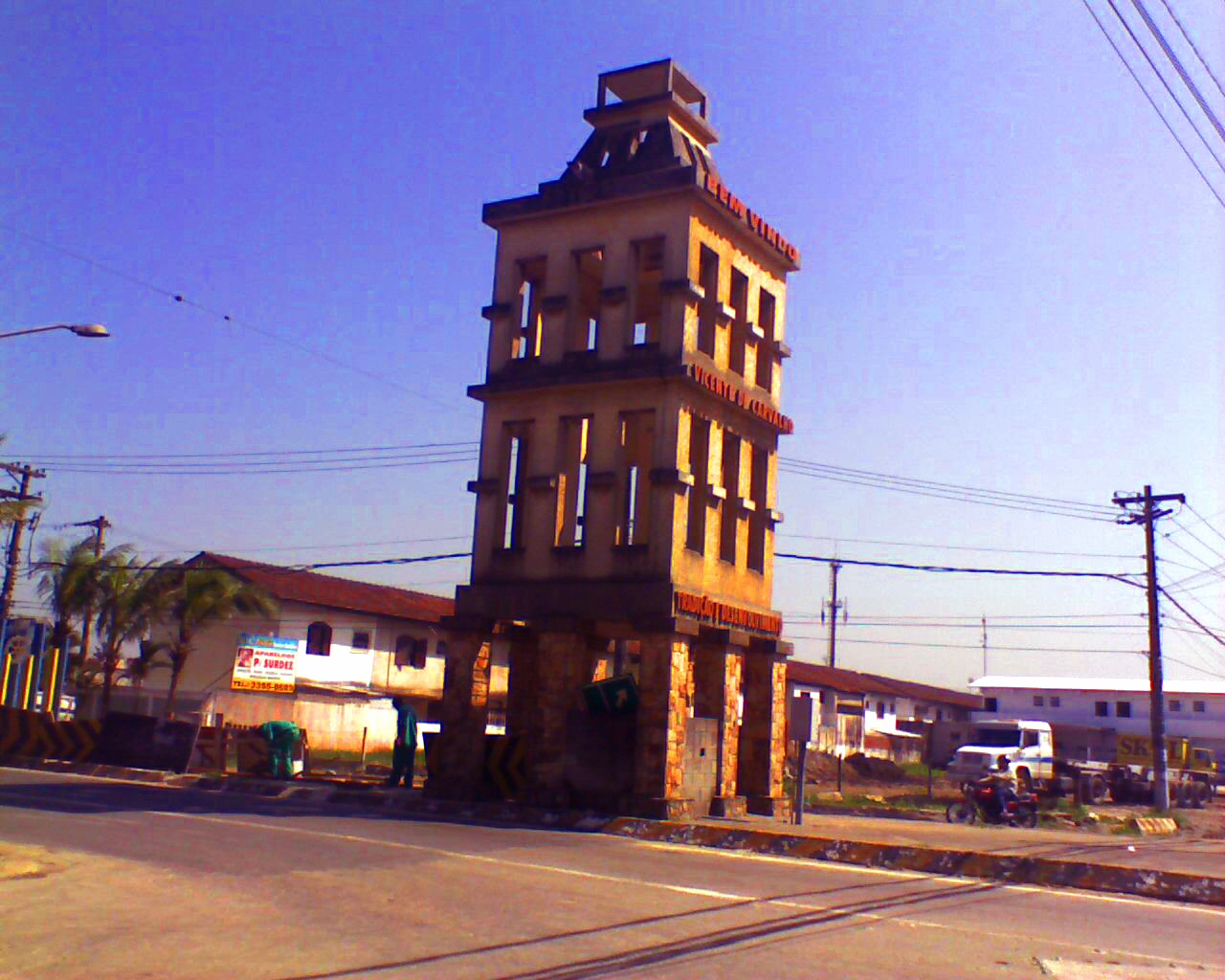A entrada de vicente de carvalho.