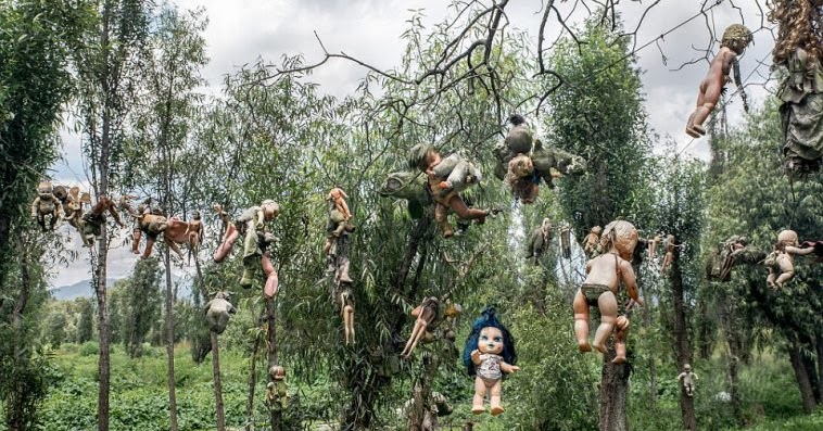 Perghhh Serious Seram Pulau Anak Patung Yang Menyeramkan Di Mexico Gambar Yang Ke 3 Terakhir
