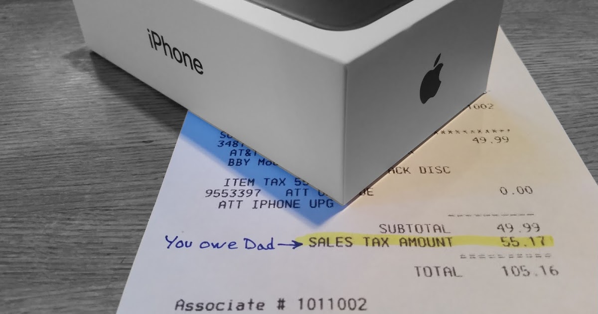 Family Finance Favs Make Kids Pay The Sales Tax