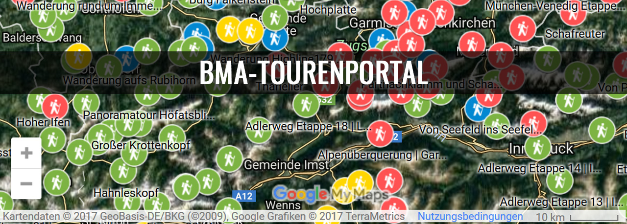 BMA-Tourenportal BMA Outdoor-Blog