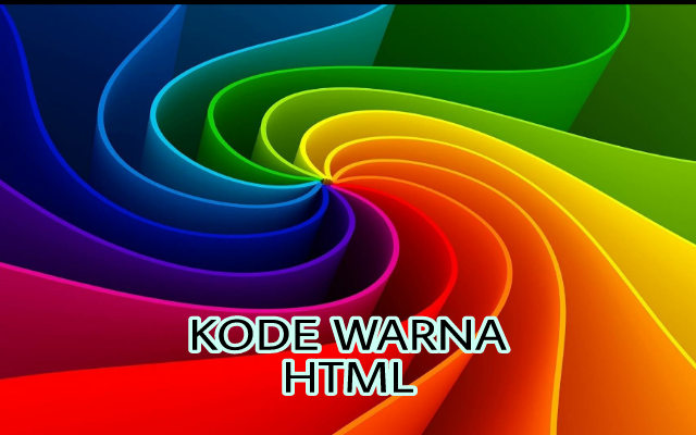 Kode Warna HTML Untuk Blogger