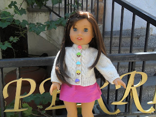 18" doll Sera Cardigan