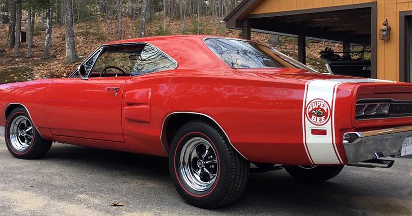 Just A Car Guy: a late 60's muscle car with Keystones... that's pretty